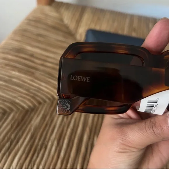 LOEWE Paula's Ibiza Dive Oversized Square-Frame Tortoiseshell Acetate Sunglasses - Picture 9 of 11